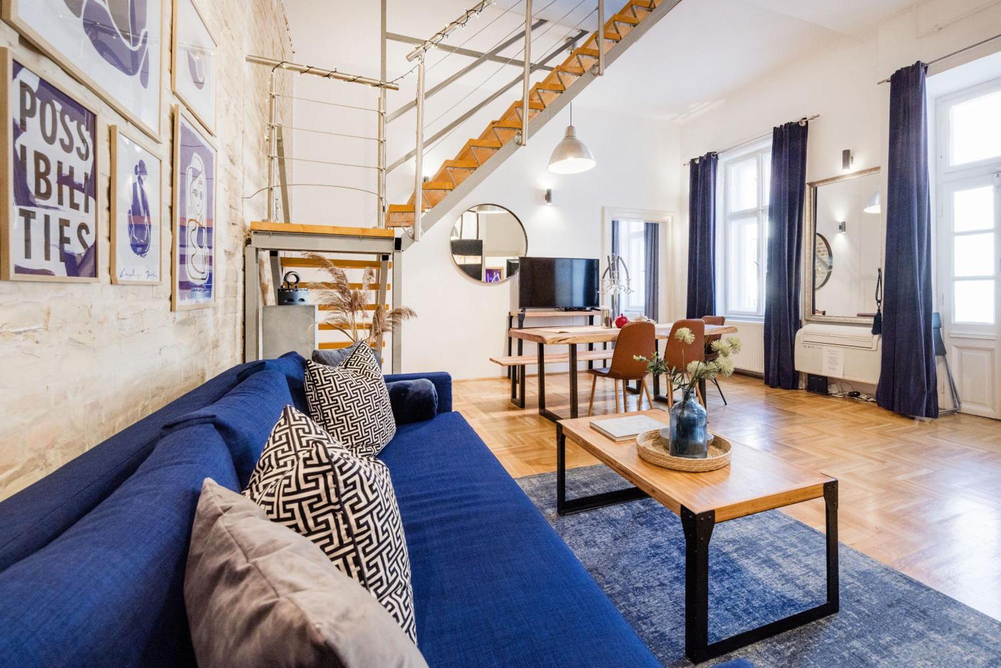 Historic Penthouse With Sauna & Jacuzzi @downtown Lejlighed Budapest